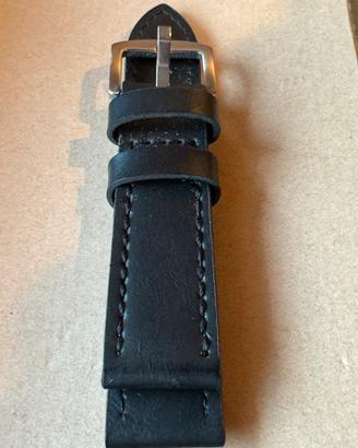Cinturino nero per orologio 22mm