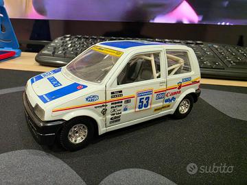 Modellino Fiat Cinquecento Rally in scala 1:24