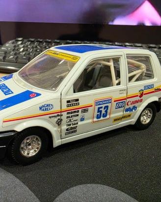 Modellino Fiat Cinquecento Rally in scala 1:24