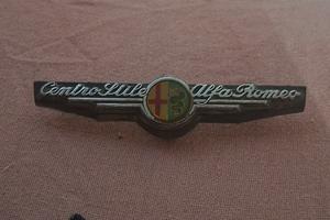 Scritta stemma fregio Centro stile Alfa Romeo 