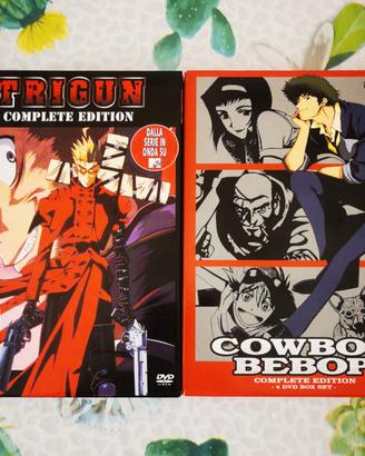 Cofanetti DVD di Cowboy Bepop e Trigun