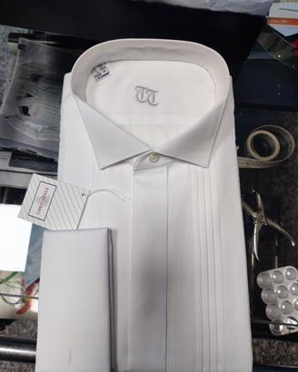 Camicia polsino gemelli 40