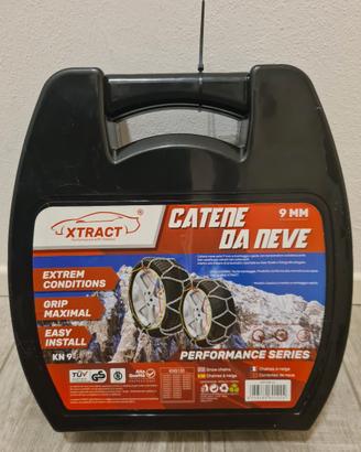 Catene da neve XTRACT 9mm KNS130 NUOVE sigillate
