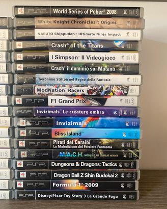 Giochi PSP Originali Italiani - 52 Titoli