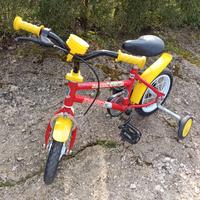 bicicletta 12 bambini rossa DINO