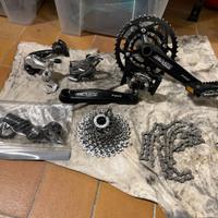 Trasmissione MTB 3x9v - Shimano XT/Truvativ/SRAM