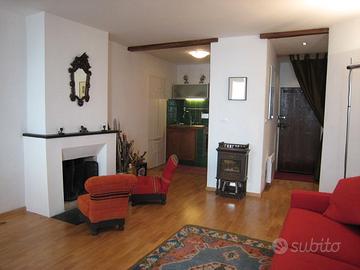 Casa di montagna in rocca medievale