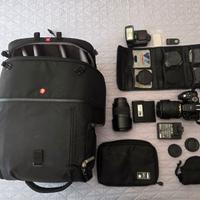 Kit Fotografico Nikon D5300 borse accessori 18-105