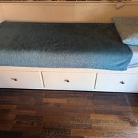 struttura letto divano ikea hemnes 80×200