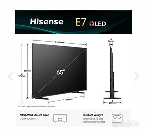 HISENSE - Smart TV QLED 65" 4K Ultra HD 65E79Q-NER