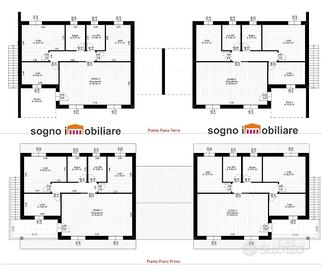 Villette Bifamiliari Divise in Orizzontale