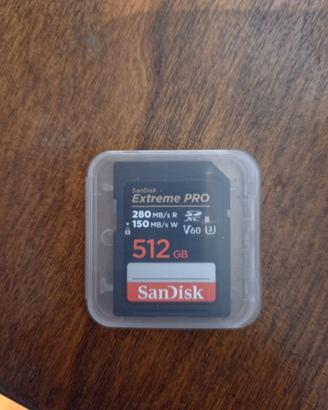 SanDisk 512GB Extreme PRO, scheda SDXC, fino a 280
