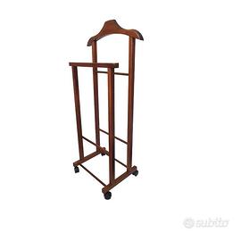 Indossatore appendiabiti da casa in legno NOCE
