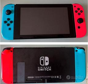 Nintendo Switch+pellicola+2 custodie+2 giochi
