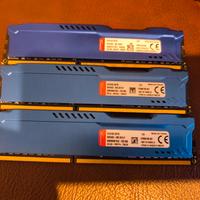 RAM HYPERX FURY HX31632C10F/8 - 24 GB (8GBX3)