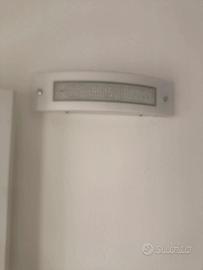 Lampada a parete,led bianco con brillantini