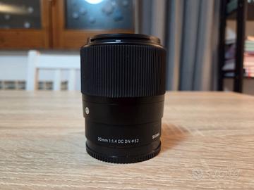 Sigma 30mm f/1.4 DC DN C e mount per Sony