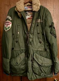 Giaccone piumino verde Dsquared