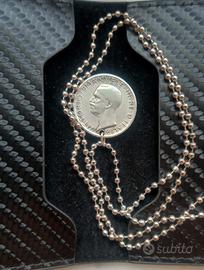 Collana Militare Moneta Argento Ventennio Fascista
