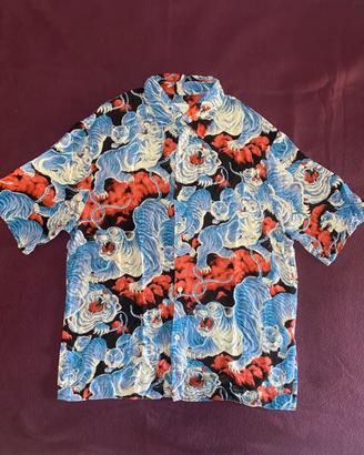 Camicia Sandro Paris uomo stampa tigri taglia M