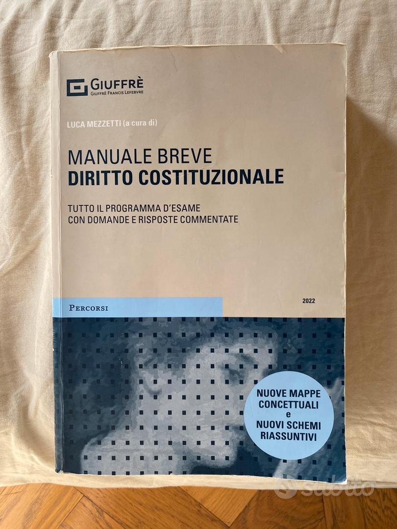 Manuale breve Diritto Costituzionale - Libri e Riviste In vendita a Bologna