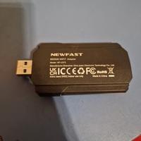 NEWFAST BE6500 Wi-Fi7 Chiavetta WiFi, 6500Mbps Tri