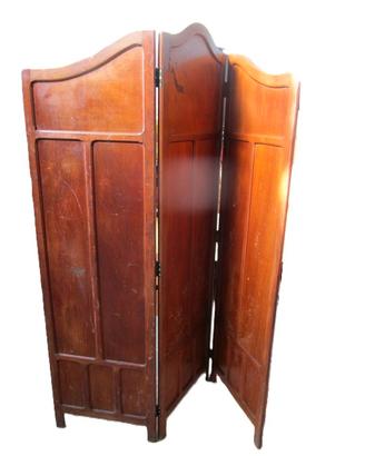 paravento o separè in legno su 3 lati da cm. 50 x