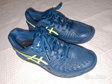 ASICS Gel Resolution 9 Clay Navy Yellow