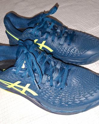 ASICS Gel Resolution 9 Clay Navy Yellow