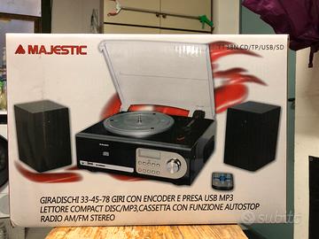 Giradischi Majestic multi funzione