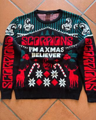 Maglione Natale Jumper|SCORPIONS - taglia L