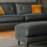 Divano 4 posti Poltronesofà con Pouf Nuovo