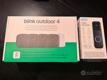 Blink Outdoor kit 4 telecamere piu Video Doorbell