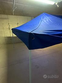 Gazebo 4,5x3 IN ACCIAIO VERNICIATO A POLVERE