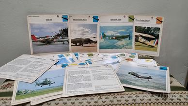   Raccolta  57  card  aerei storici  DeAgostini 