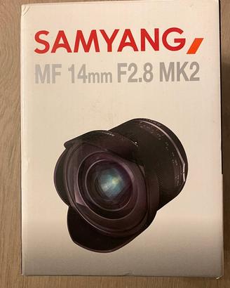 Samyang MF 14mm F2.8 MK2 per Nikon F - Come nuovo