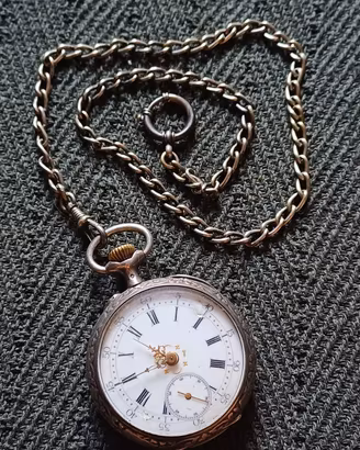 Orologio da tasca, manifattura svizzera fine 1800