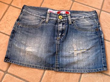 Gonna corta in jeans