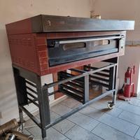 forno elettrico 9 pizze + base porta teglie