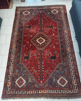 Tappeto Persiano Shiraz Qashqai autentico