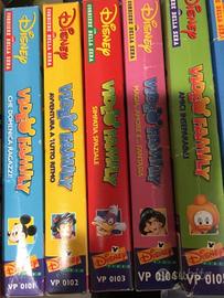 13 videocassette disney TOPOLINO, PIPPO E MINNI