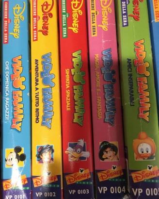 13 videocassette disney TOPOLINO, PIPPO E MINNI