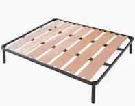 rete matrimoniale con doghe larghe 160x200