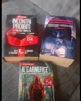 lotto 3 libri/ 9 romanzi 