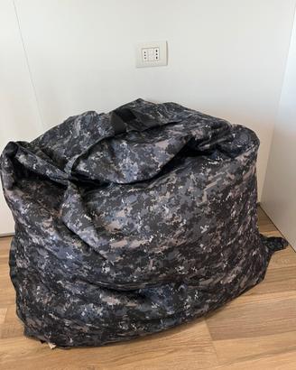 Pouf Cuscino Poltrona camouflage