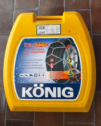 Catene da neve König T2 Magic Misura 240 - Per SUV