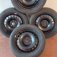 4 CERCHI IN FERRO 16" CON GOMME