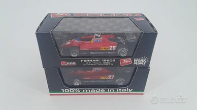 LOT 2 BRUMM 1/43 FERRARI 126 C2 ANDRETTI-TAMBAY #2