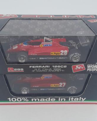 LOT 2 BRUMM 1/43 FERRARI 126 C2 ANDRETTI-TAMBAY #2