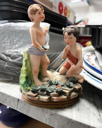 Statuina Porcellana Vintage Monsieur Le Valier
